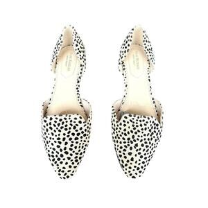 Isaace Mizrahi Women’s Animal Print Pointed Toe Flat Shoes Size 10